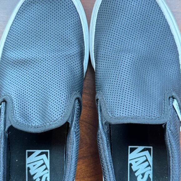 Vans Asher Black Slip-On Sneaker Shoe - Picture 9 of 12
